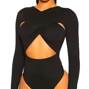 Naked Wardrobe NW Crisscross Bodysuit